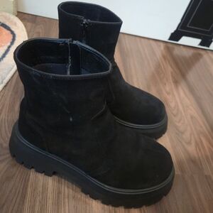 Black Platform Boots
